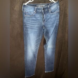American Eagle Outfitters Women's Medium Blue Skinny Jeans
